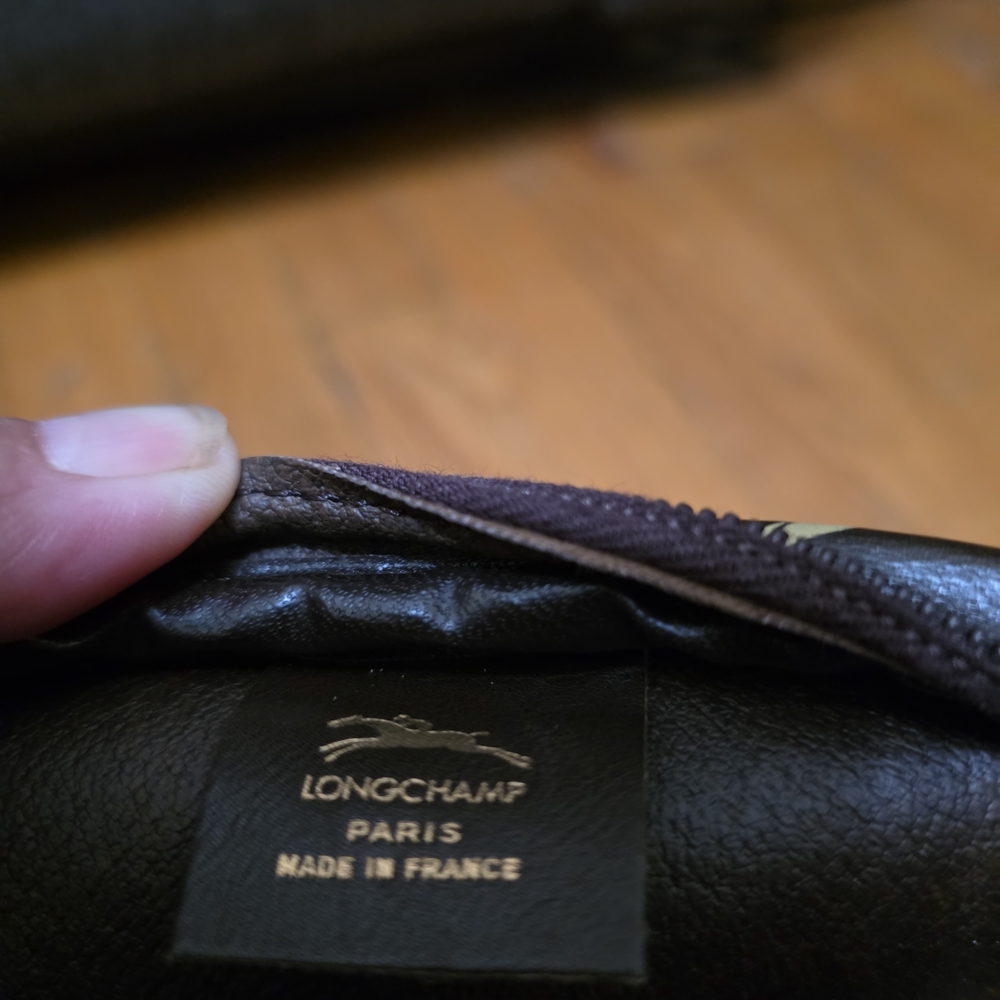 Longchamp Black and Gold Women's Bag - Picture 10 of 12